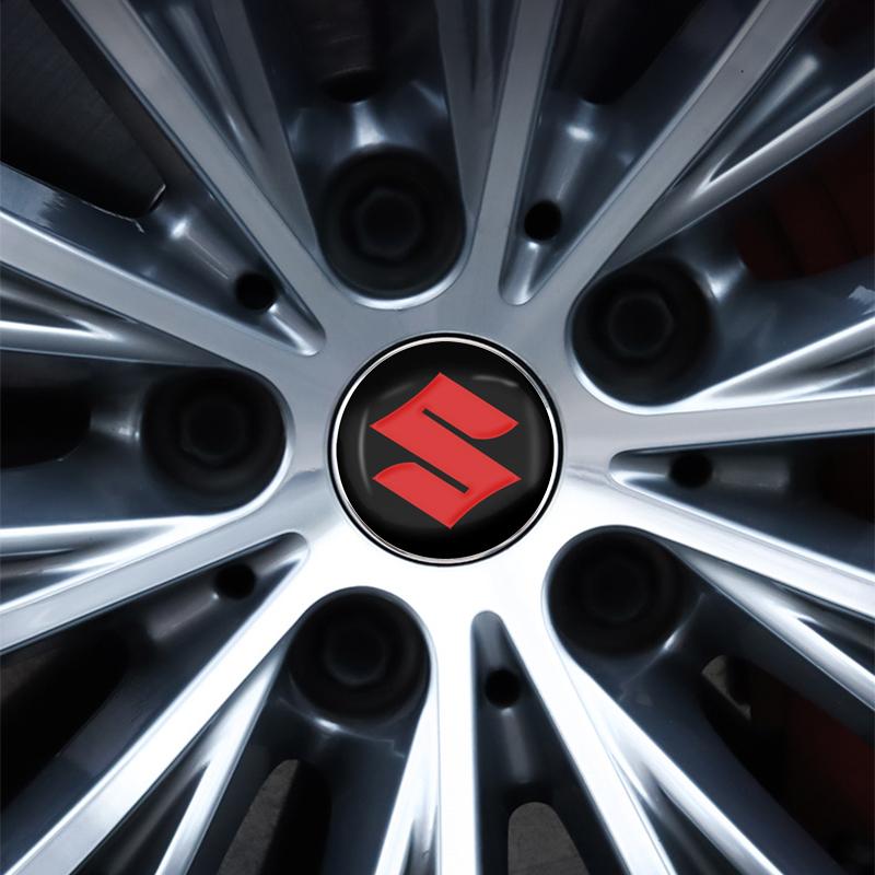 4pcs 60mm Car Wheel Center Hub Center Cap Rim Hub Dustproof Cover Emblemem for Suzuki Swift Samurai Sport Jimny Grand Vitara Alto GW250 Splash Swace