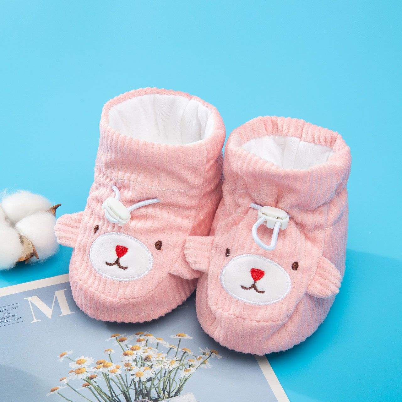 

Детская обувь осень и зима для мальчиков и девочек не спадающая обувь 6-12 месяцев 0-1 год хлопковая обувь для малышей с мягкой подошвой обувь и носки для новорожденных Inner length 12.0cm is suitable for 6-12 months