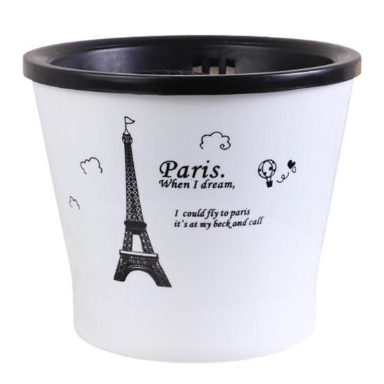 Flowerpot Water Storage Function Anti-slip PP Smooth Surface Plant Pot Patio Decor
