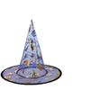 Wizard Hat Pentagram Hat Pointed Cap Bronzing Wizard Cap Halloween Hat Witch Hat Magician Hat