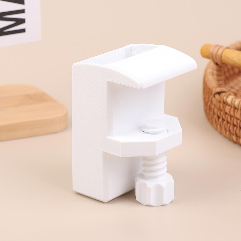 Clip On Desk Edge Pen Holder Organizer - Wide Clamping No Screws Office Home Storage for Workplace Teaching Supplies