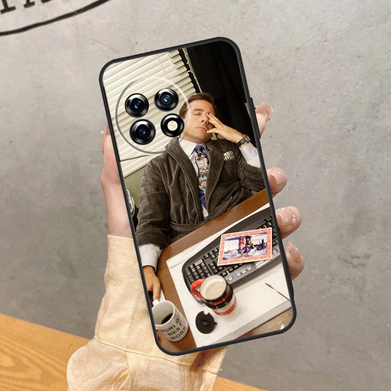 

TV The Office Michael Scott Case For OnePlus 15 15R 13R 13 13T 12 12R 11 10 9 Pro 10T Nord 5 CE 4 2 3 Lite N20 N30 Cover OnePlus Nord 5