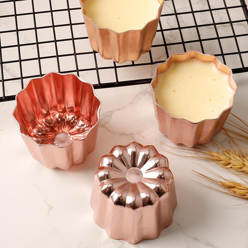 Aluminum Alloy Canelé Mold, French Pastry Non-Stick Tart Pan, Kitchen Baking Tool