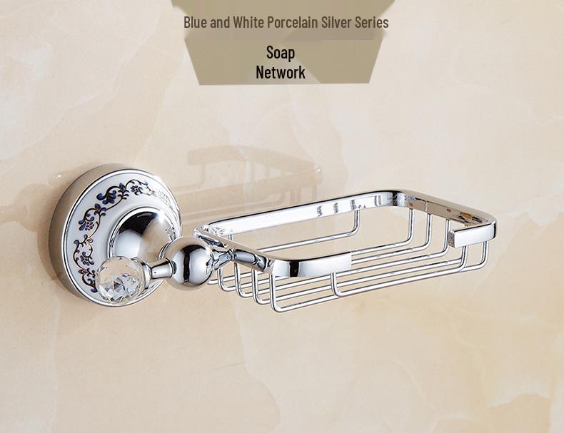 European Stainless Steel No-Drill Bathroom Set: Towel & Toilet Wall Storage Rack
