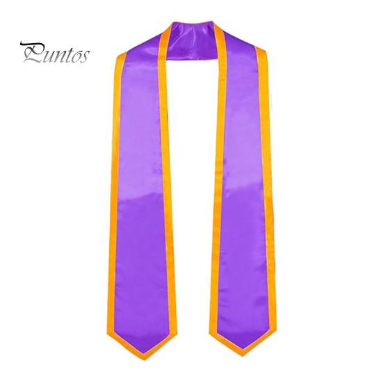 

Студенческая выпускная лента длиной 72 дюйма, атласный выпускной ремень, сплошной цвет, гладкая граница, дизайн ленты, ремень для вечеринок, аксессуары для торжеств фиолетовый