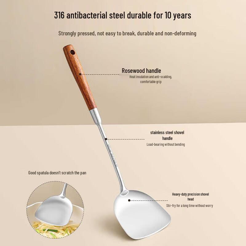 Chahua 316 Stainless Steel Frying Spatula