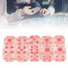 20pcs Dice Set 6 Sided Transparent Dices Rounded Corner Dice for Board Games and Teaching Math