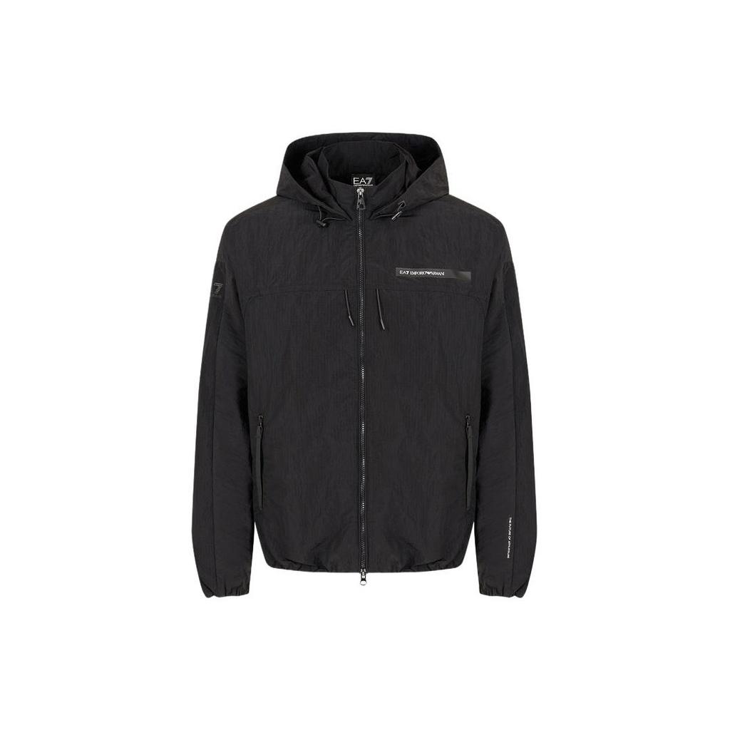 Emporio Armani EA7 SS24 Jackets & Coats Unisex Black 3DPB19-PNFVZ-1200