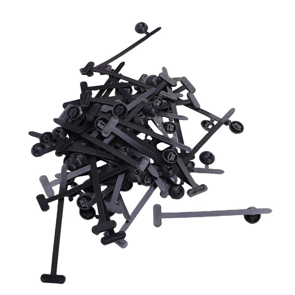 50PCS Universal Cable Tie Buckle Heavy Duty Plastic Multipurpose Automotive Cable Tie Clip Construction Electronics