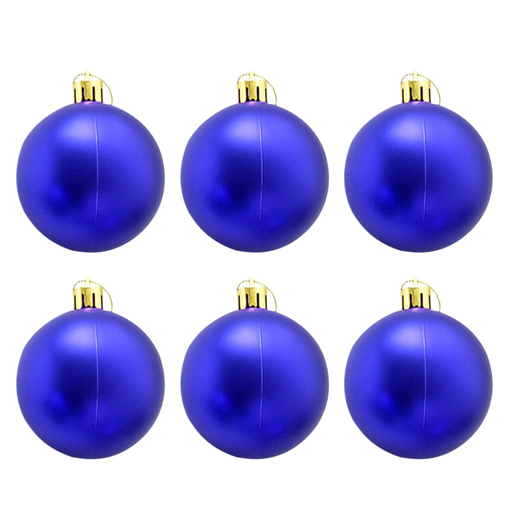 

6pcs Christmas Tree Ball Home Office Mall Christmas Tree Ornament Hanging Baubles Decoration 6mm matt