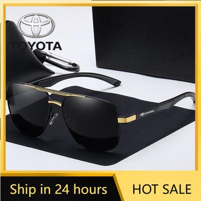 Car Polarized Sunglasses Personalized Fashionable Frame Sunglasses Toyota Chr Rav4 Yaris Prius Avensis Corolla C Car Sticker