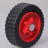 Universal Replacement Wheels For Electric Lawn Mowers 120mm Diameter Black Plastic Balancing Rollers