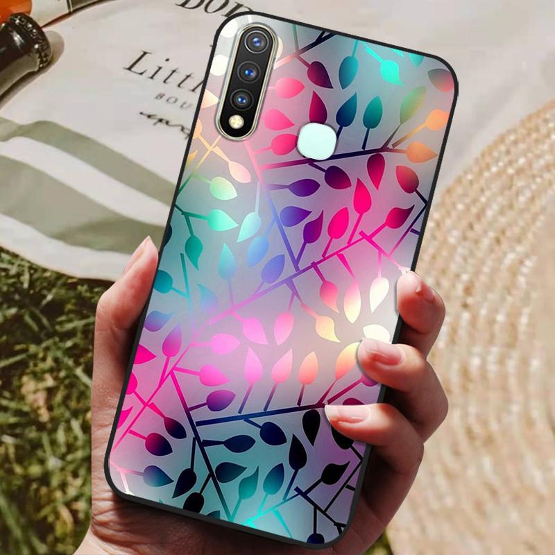 For Vivo Y19 Case Silicone Cover For Vivo 1915 Y19 Y 19 Case 6.53'' Soft TPU Silicon Phone Back Protective Bumper Shells Coque