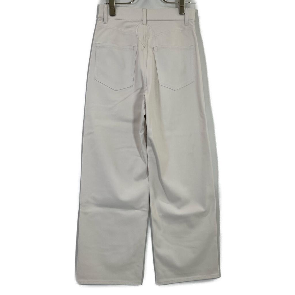 MUSE 23 year old white fake leather flare pants Bottoms 34 whiteUsed