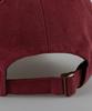 Wig Saint Block Logo Cotton Peach Ball Cap - Burgundy