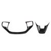 Carbon Fiber Style Inner Steering Wheel Trim Cover For Ford Maverick -2025
