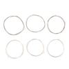 2Set Classical Guitar Strings Nylon Core Basses Silver Plated Copper Alloy Wound Strings Normal Tension / 6-String Set (028-043)