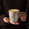 Wind Retro Ceramic Cup Afternoon Tea Water Cup High Value Coarse Pottery Coffee Cup Supply Cup