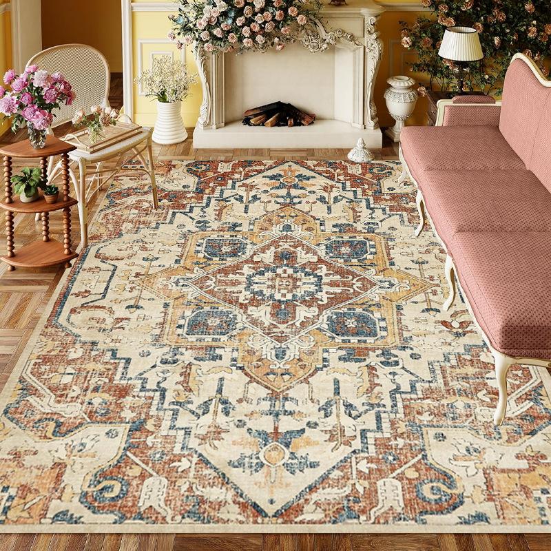 Modern Abstract Printing Carpet Non-Slip Washable Rug for Living Room Bedroom Kitchen Sofa Table Balcony Home Exquisite Decor