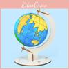 Wooden Assembled Hand Painted Glob Children Science Experiment Puzzle Toy Set For Kids Creative Learning