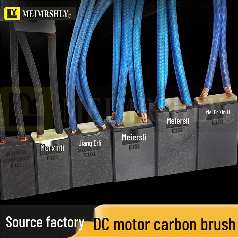 MEIMRSHLY E101 DC Motor Brushes - Sizes: 12.5, 16, 20, 25, 32, 40, 50, 60