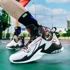 Men's New High-top Basketball Shoes Women's Mesh Casual Shoes Outdoor Running Shoes Cement Comfortable Breathable Size 36-45