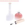 Empty Gel Packaging Refillable Cosmetic Pot Manicure Oil Dispenser 15ml Mini Glass Nail Polish Bottle with Brushes