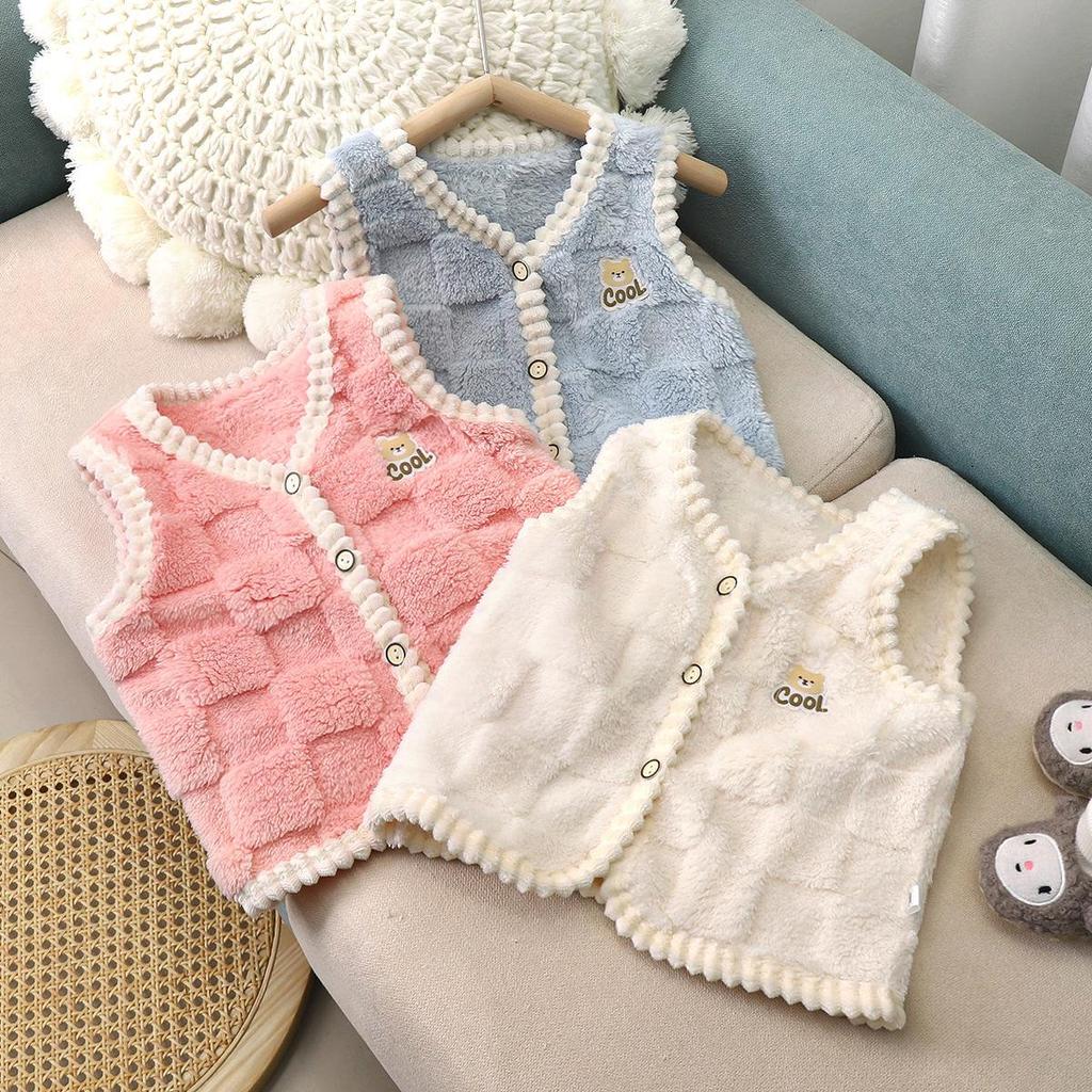 Infant Fleece Vest: Spring & Autumn Warmth for Boys & Girls