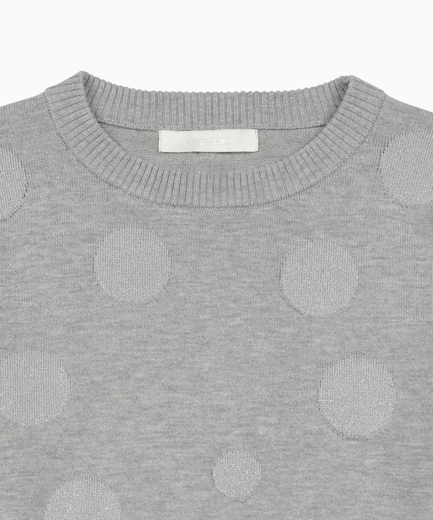 Ohesio Dot Glitter Knit, Gray