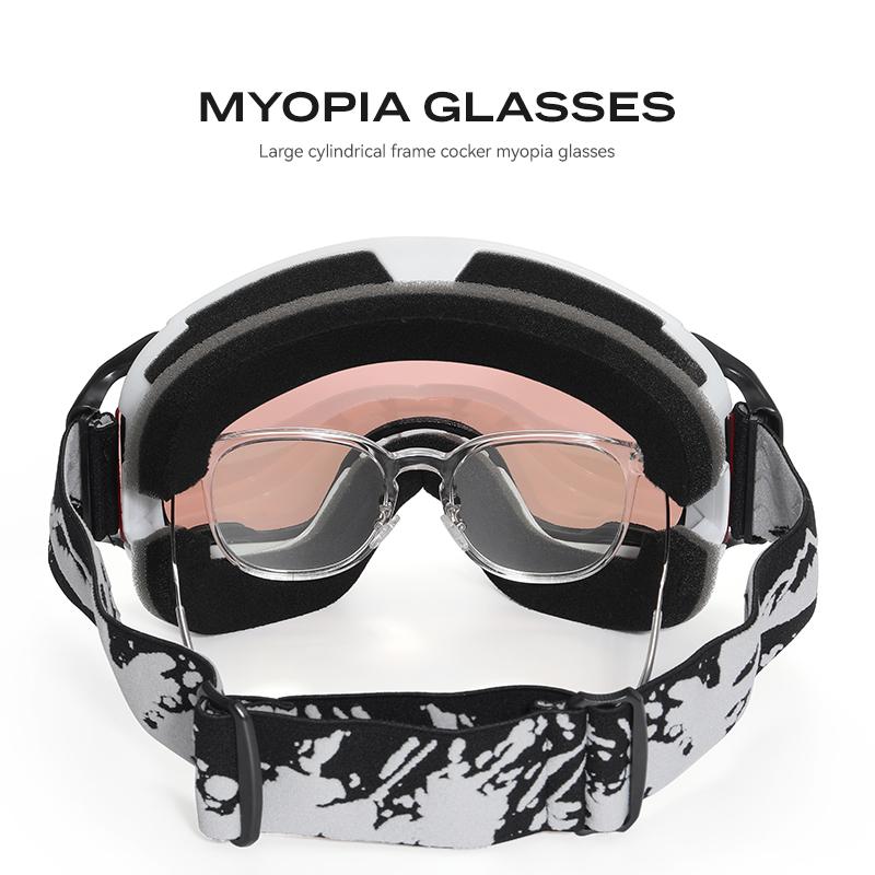 Double Layers Anti-fog Ski Goggles Snowmobile Ski Mask Skiing Glasses Men Women Snow Googles Snowboard Sunglasses Free Case
