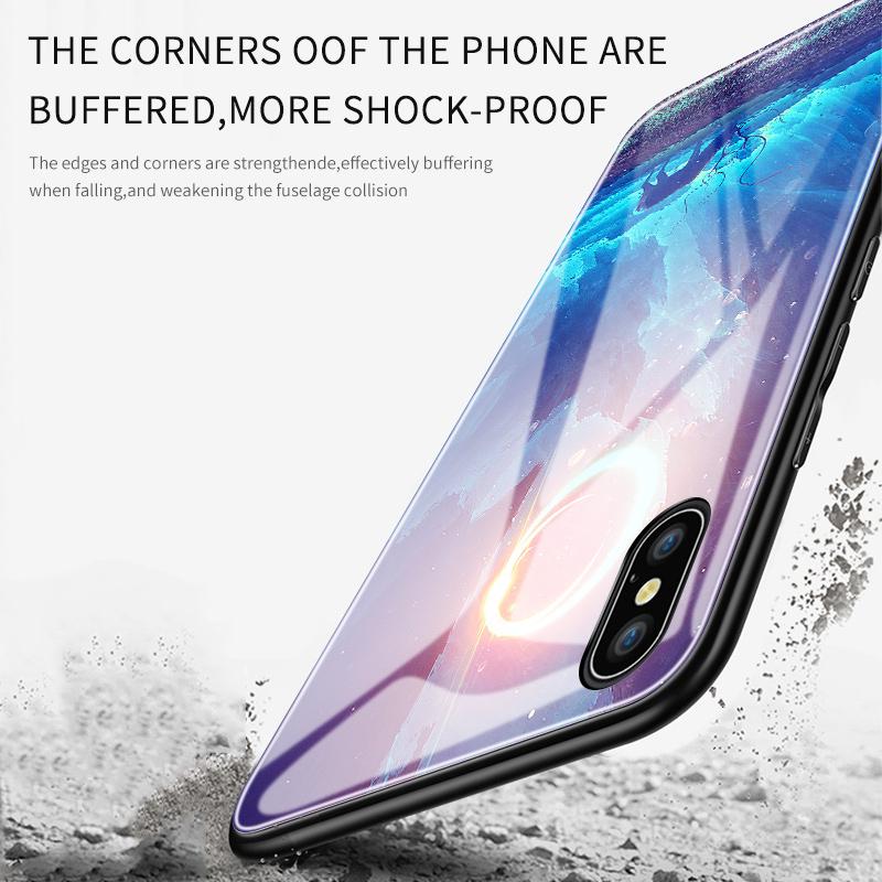 Pouzdro na telefon z tvrzeného skla pro Huawei P30Lite Honor 90Lite 9X X6A X9B Infinix Hot40 Note30 Tecno Spark20 Moto G15 G22 Měkký okraj Nárazuvzdorný Hladký kryt