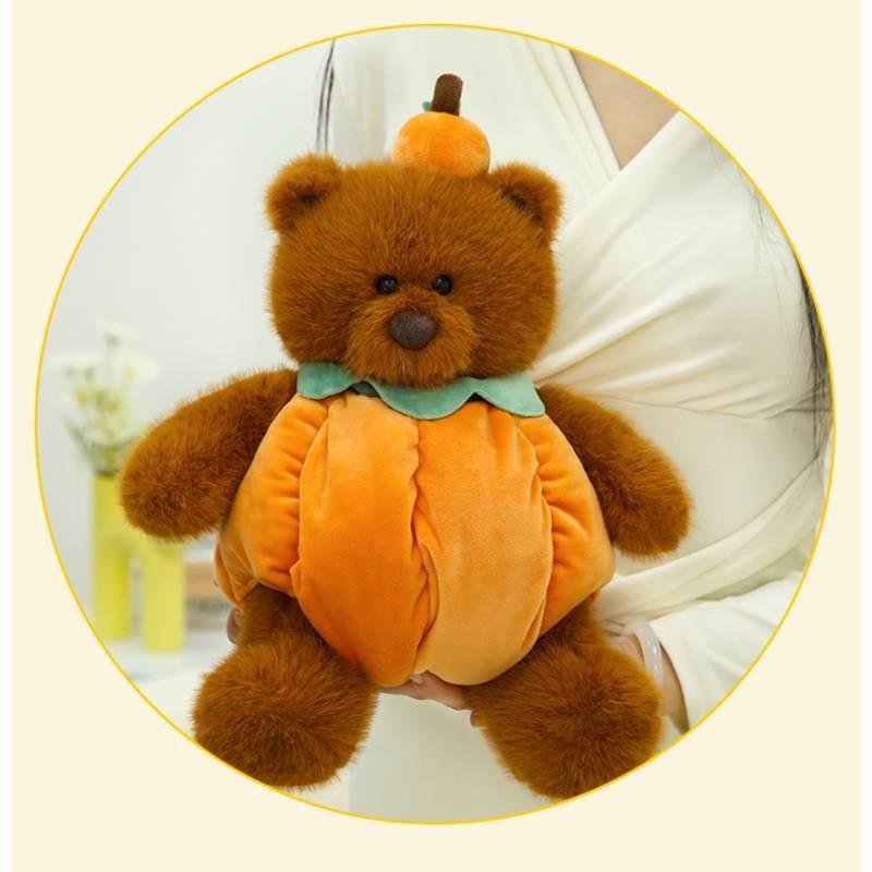 Fruit Orange Coconut Bear Strawberry Rabbit Plush Toy Cute Baby Doll Figure