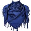 Top Blue Unisex Military Winter Shemagh Tactical Scarf 100% Cotton Keffiyeh Scarf Wrap Outdoor Hiking Hunting Windproof Sacrves