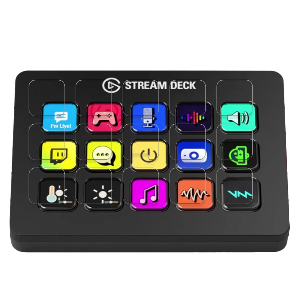 FILMEXT Film Ochranná fólie pro CORSAIR Elgato STREAM DECK LCD Vyrobeno v Japonsku Kompatibilní se zakřivenými povrchy Výřez modrého světla Redukce odrazu