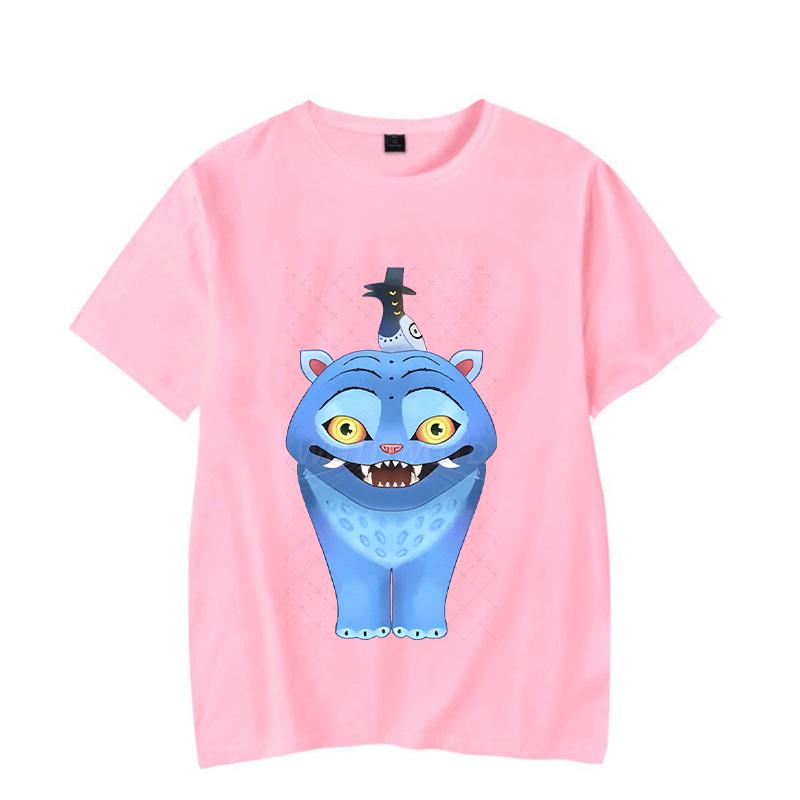 Cartoon Tiger KPop Demon Hunters Shirt Graphic Print T-shirts Women Men Short Sleeve Crewneck Tops Funny Korean Ulzzang Tshirts