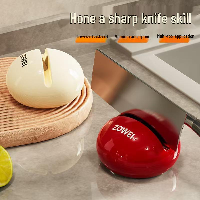 Multi-functional Suction Cup Knife & Scissors Sharpener