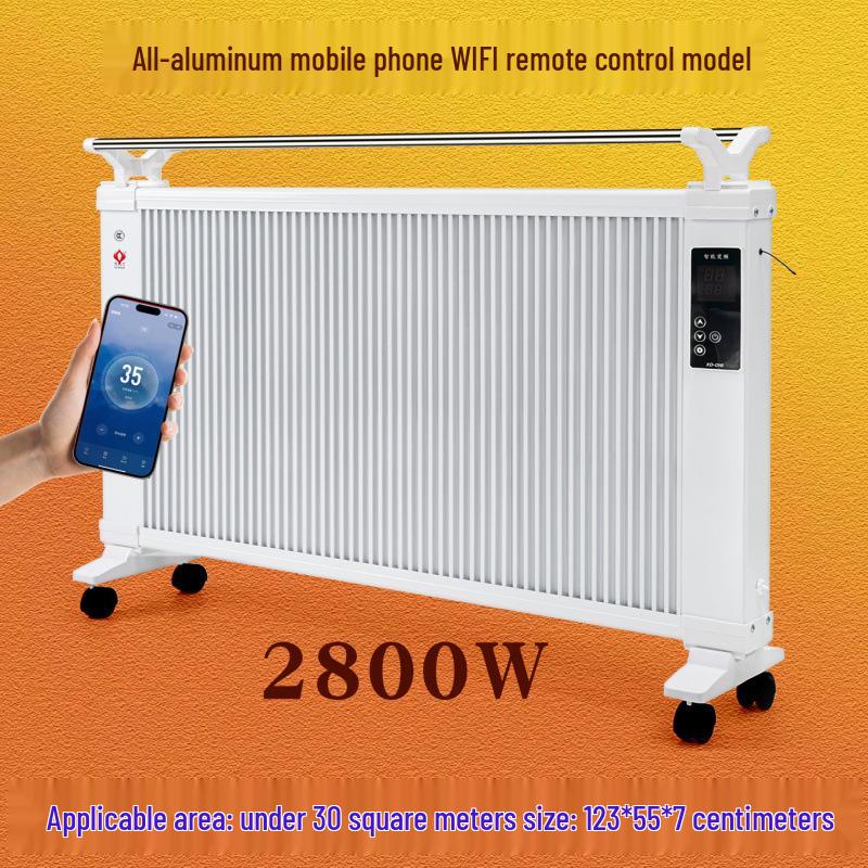 Energy-Efficient Graphene Wall-Mounted Heater for Large Areas