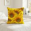 Country Style Sunflower Pillow Cover Floral Decorative Throw Pillowcase For Couch Sofa Living Room Aesthetic Home Decoration