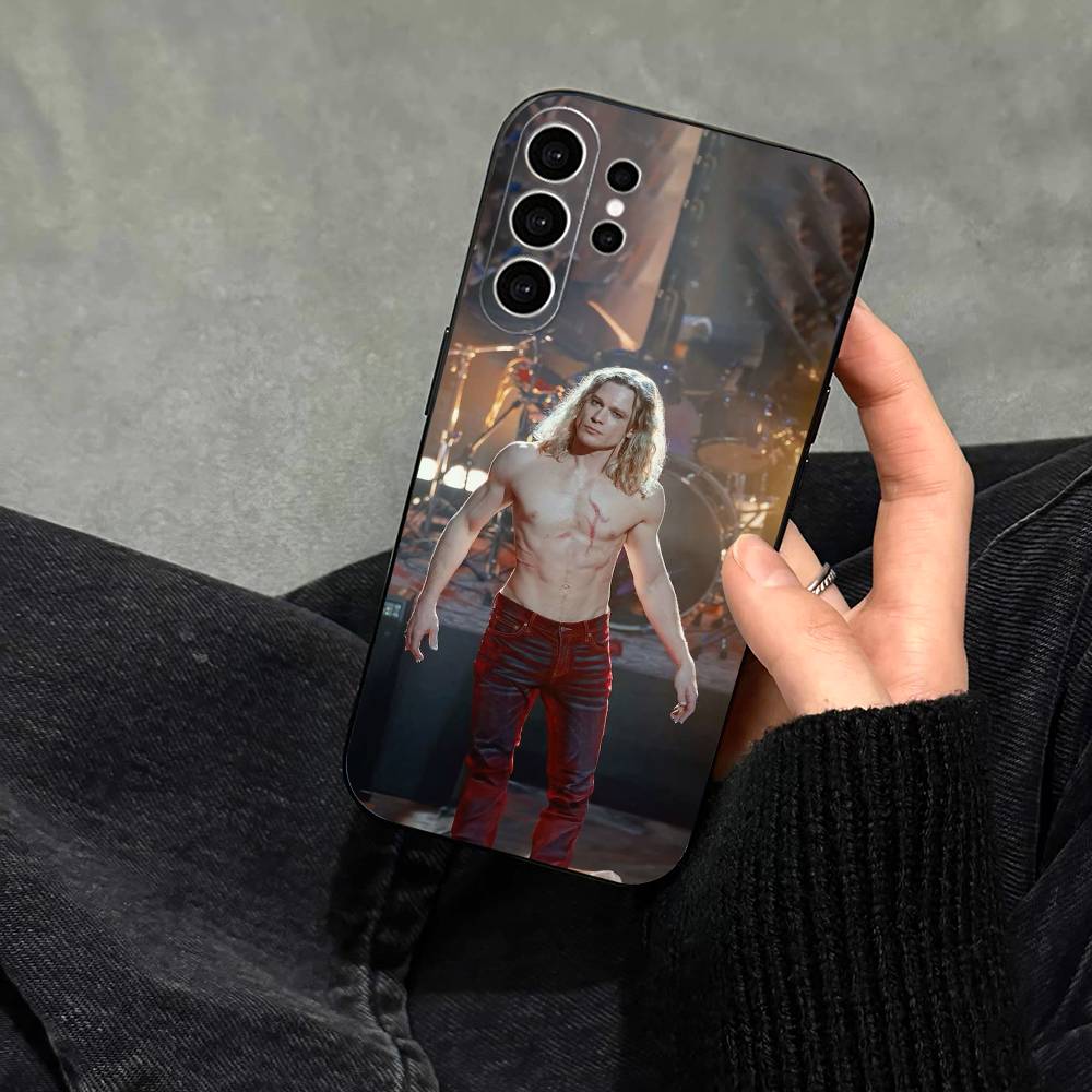 Actor Sam Reid Phone Case Black Silicone Soft For Samsung S25,S24,S21,S22,S23,S30,Ultra,S20,Plus,Fe,Lite