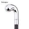 White Hanger Fashion Walking Stick Decorative Cane Elegant Fashion Cane Cosplay Alloy Crosier Vintage Stick 94cm