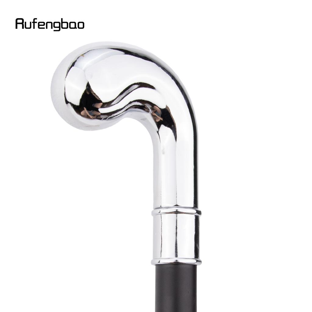White Hanger Fashion Walking Stick Decorative Cane Elegant Fashion Cane Cosplay Alloy Crosier Vintage Stick 94cm