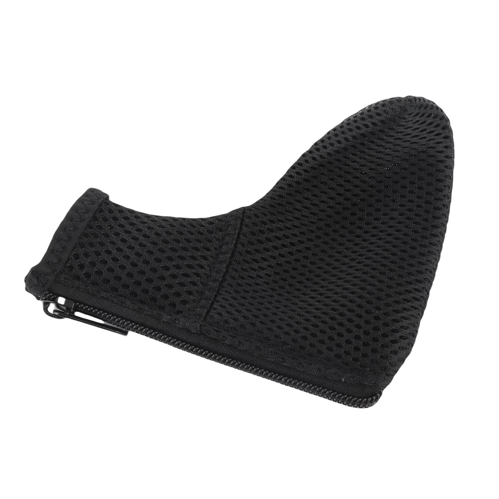 

L Shaped Mesh Golf Head Cover Golf Club Putter Headcover Protector Bag with Zipper ClosureBlack чёрный