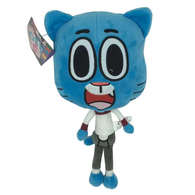 

Adorable And Soft 9.84 Darwin Plush Toy From The Amazing World Of Gumball For Kids синій