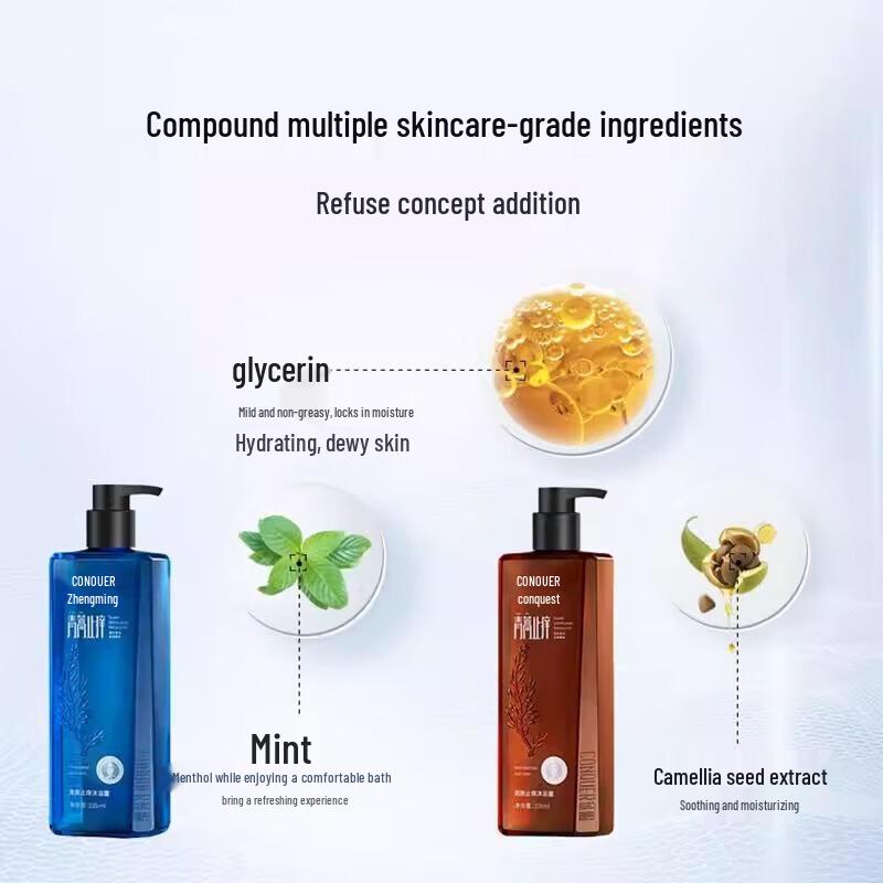 Conquer Anti-Dandruff Refreshing Hair & Body Care Set