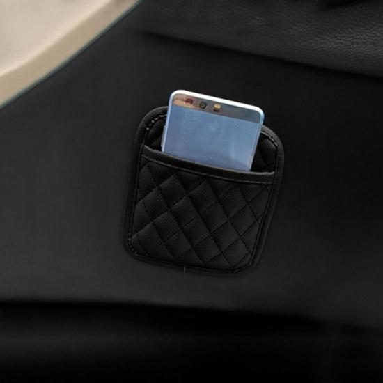 Universal Car Storage Pouch Bag Phone Holder Pocket Organizer Accessories Black
