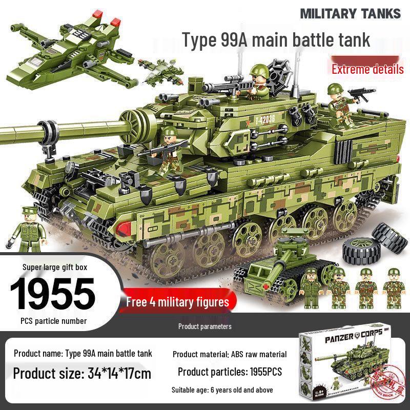 Military Mecha Aircraft Carrier & Space Rocket Building Blocks for Kids - Educational Assembly Toy