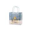 New PVC Clear Tote Bag Handle Large Capacity Transparent Shopping Bags Transparent Hand Gift Bag