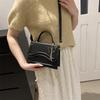 Chic Casual Small Square Bag 2024 Spring New Fashionable Shoulder Bag Trendy Handbag