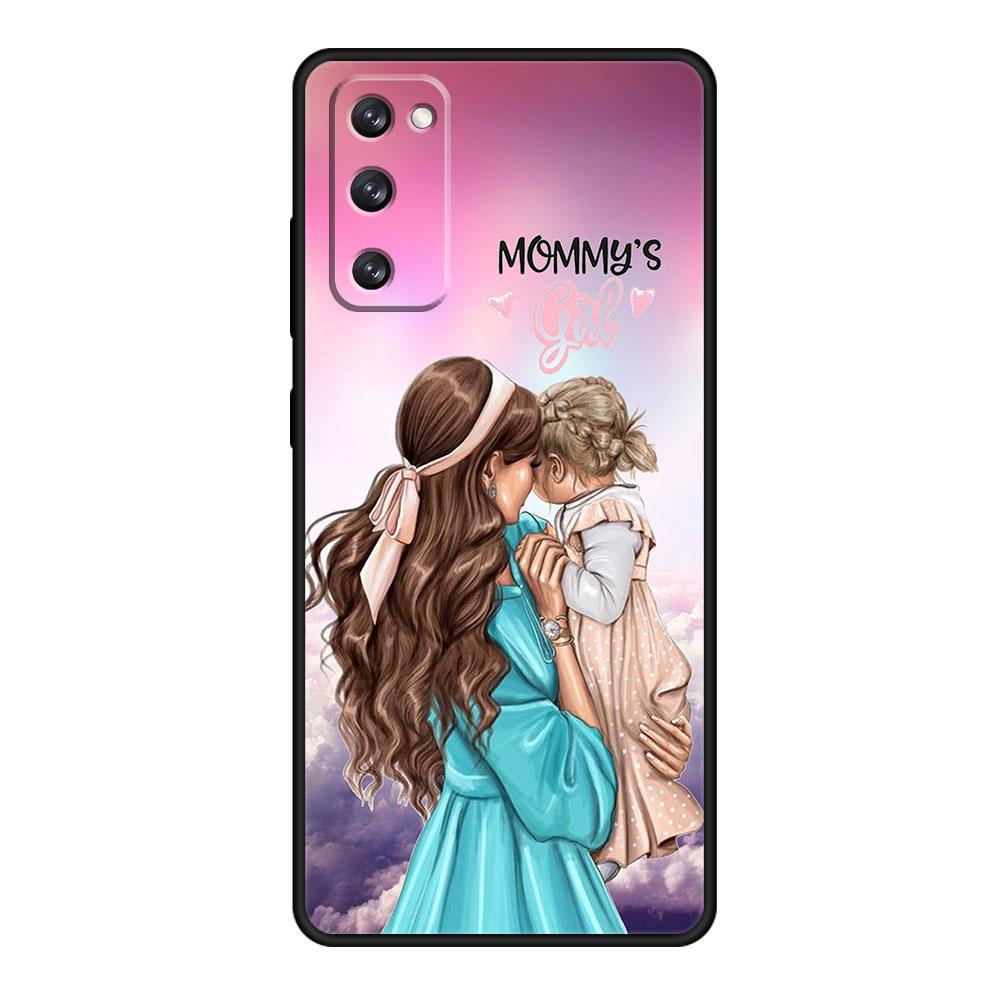 

Полный оригинальный женский модный чехол для девочки Super Mom baby для Samsung Galaxy S8 S21 Plus S22 Ultra 5G S7 S9 S20 FE 2022 S10e S10 Samsung S7