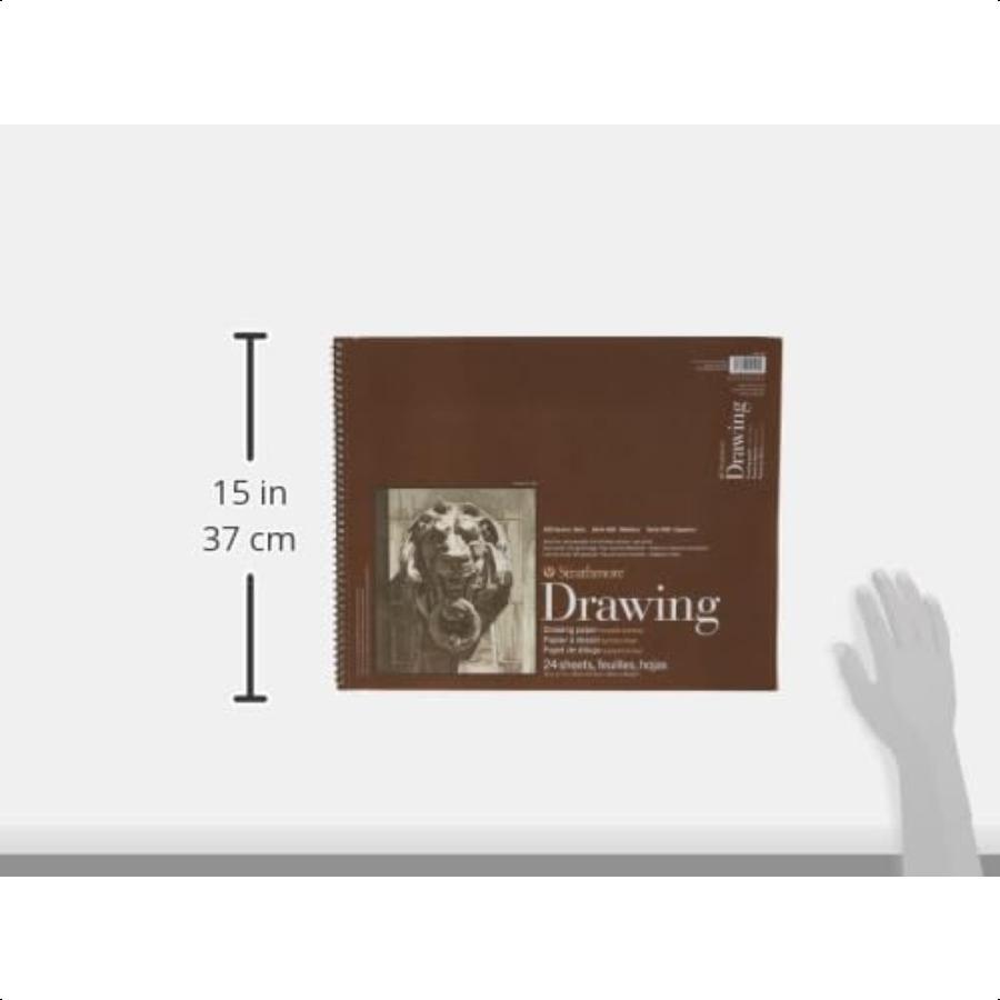 

Strathmore 400107 400 Серия Рисование Гладкая Поверхность 14x17 Белый United States